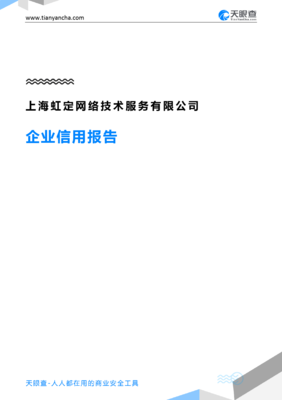 上海虹定网络技术服务(企业信用报告)- 天眼查
